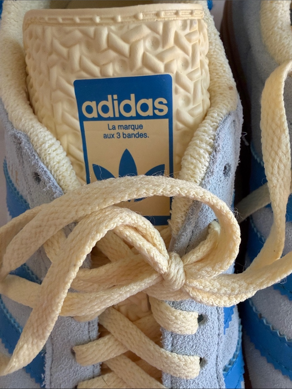 adidas Gazelle Bold Platform Almost Blue and Yellow - Picture 2 of 9